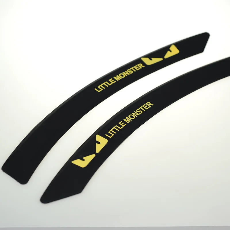 Car Wheel Arch Fender Protector Strip Rubber Anti Scratch Bumper Corner Guard Universal Eyebrow Trim Moulding Anti Collision Dec