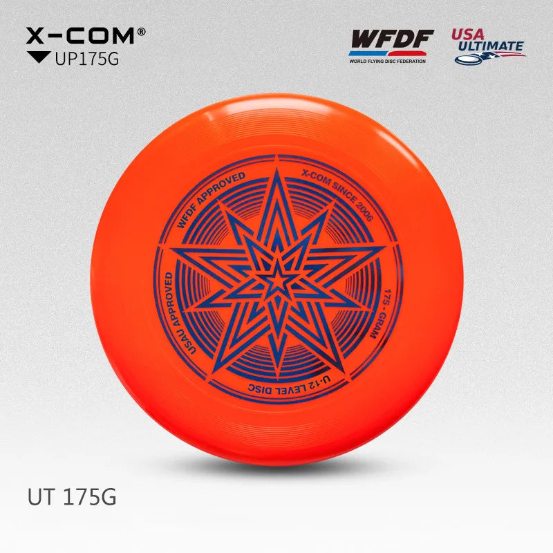 X-COM Professional Ultimate Flying Disc Certified by WFDF 175g 4 Colors With Storage Bag