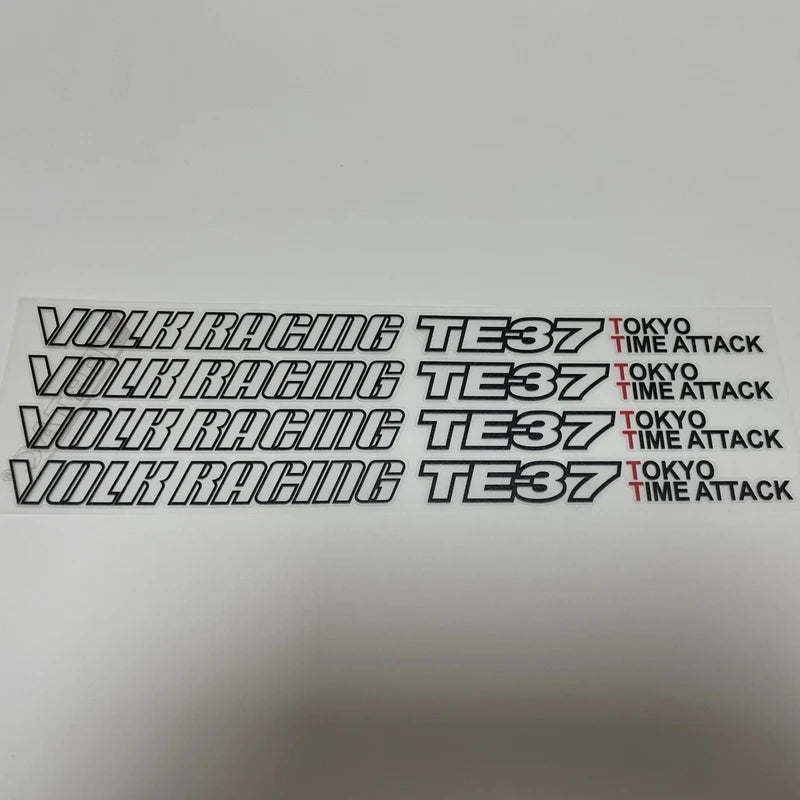Car styling rim sticker RAYS VOLK TE37 CE28 RACING WORK ADVAN ENKEI SS ...