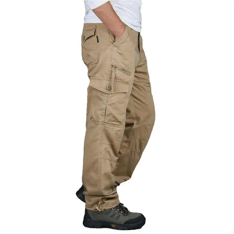 Men's Tactical Pants High Quality Cargo Pants Multi-pocket Cotton Hiking Casual Outdoor Pant Alibaba Mechanic's Pants for Man