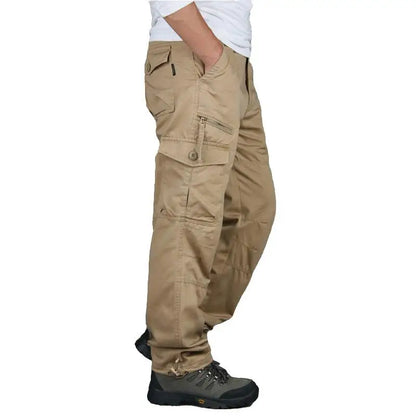 Men's Tactical Pants High Quality Cargo Pants Multi-pocket Cotton Hiking Casual Outdoor Pant Alibaba Mechanic's Pants for Man