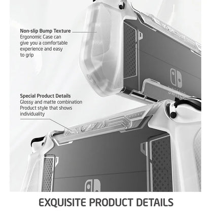 MUMBA Dockable Case For Nintendo Switch OLED 2021 Blade Series TPU Grip Protective Cover Compatible with Joy-Con Controller