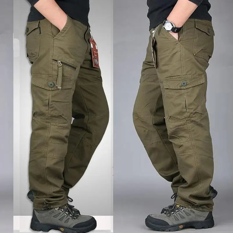 Men's Tactical Pants High Quality Cargo Pants Multi-pocket Cotton Hiking Casual Outdoor Pant Alibaba Mechanic's Pants for Man