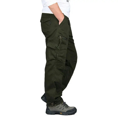 Men's Tactical Pants High Quality Cargo Pants Multi-pocket Cotton Hiking Casual Outdoor Pant Alibaba Mechanic's Pants for Man