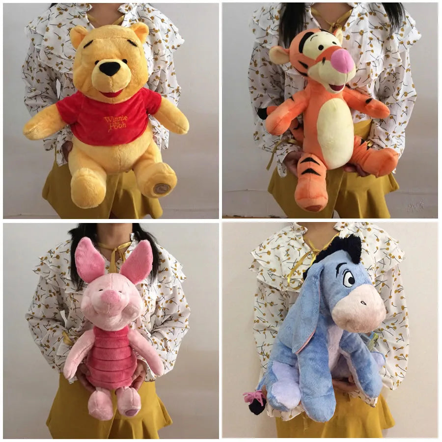 Eeyore Donkey Winnie Bear Tigger Tiger Piglet Pig And Rabbit Roo Plush Toys Cute Stuffed Animals Soft Doll