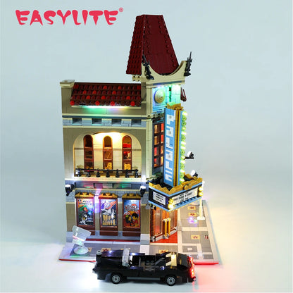 LED Light Set For 10232 City Street Palace Cinema Compatible With 15006 Not Include the Building Blocks Model