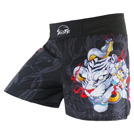 MMA Jujitsu Fight Fierce fighting Men's Boxing Pants kickboxing MMA shorts Short Tiger Muay Thai boxing shorts sanda cheap mma