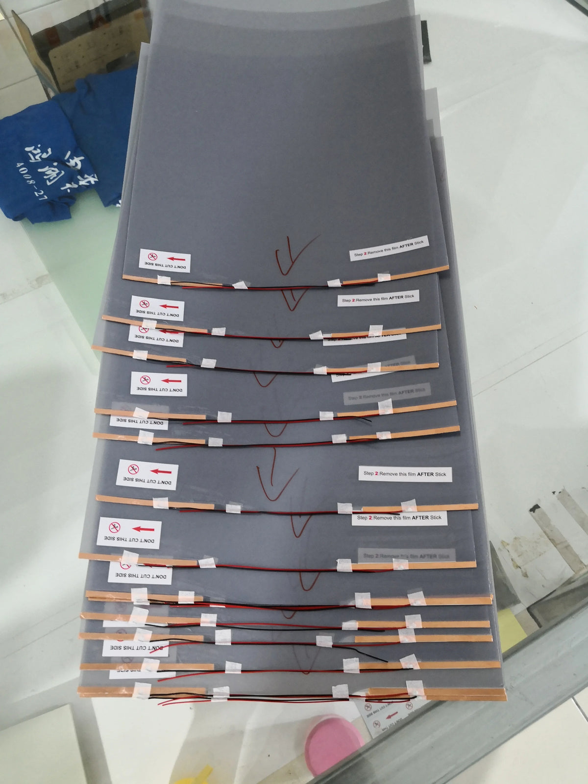 HOHOFILM 3colors Smart Film Window Film PDLC sample Switchable Film For Home,Building, hotel, office sticker Projection Film