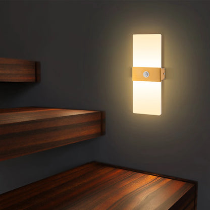 LED Wall Light PIR Motion Sensor Night Wall Lamp Bedroom Bedside Light Living Room Balcony Aisle Corridor Decoration Lighting