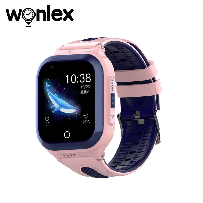 Wonlex Kids Smart Watch 4G GPS WIFI Location Tracker SOS Video Call KT24S Children's Smartwatch IP67 Waterproof Smart Baby Watch