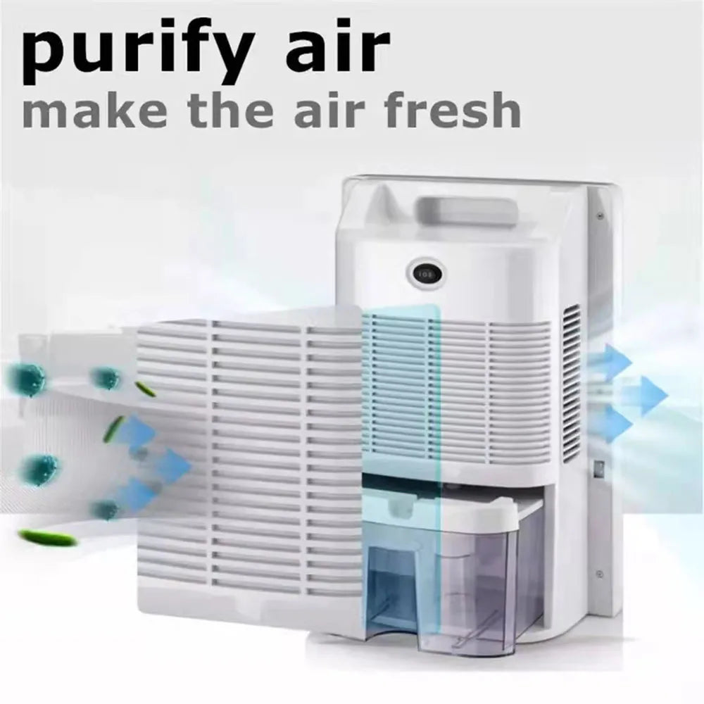 2.2L Intelligent Remote Dehumidifier Air Dryer Purifier Humidity-control Defrost Automatic Shut-down Moisture Absorption Machine