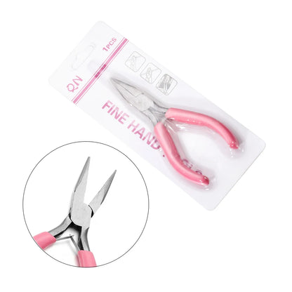 Pink End Cutting Wire Pliers Equipment Multifunctional Hand Tools Jewelry Pliers Fit Beadwork Repair Beading DIY Handmade Making