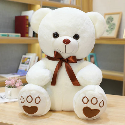 High Quality 35/50/60CM 5 Colors Lovely Bow-Knot Teddy Bear Doll Stuffed Animal Bear Plush Toys Lovers Girls Birthday Baby Gift