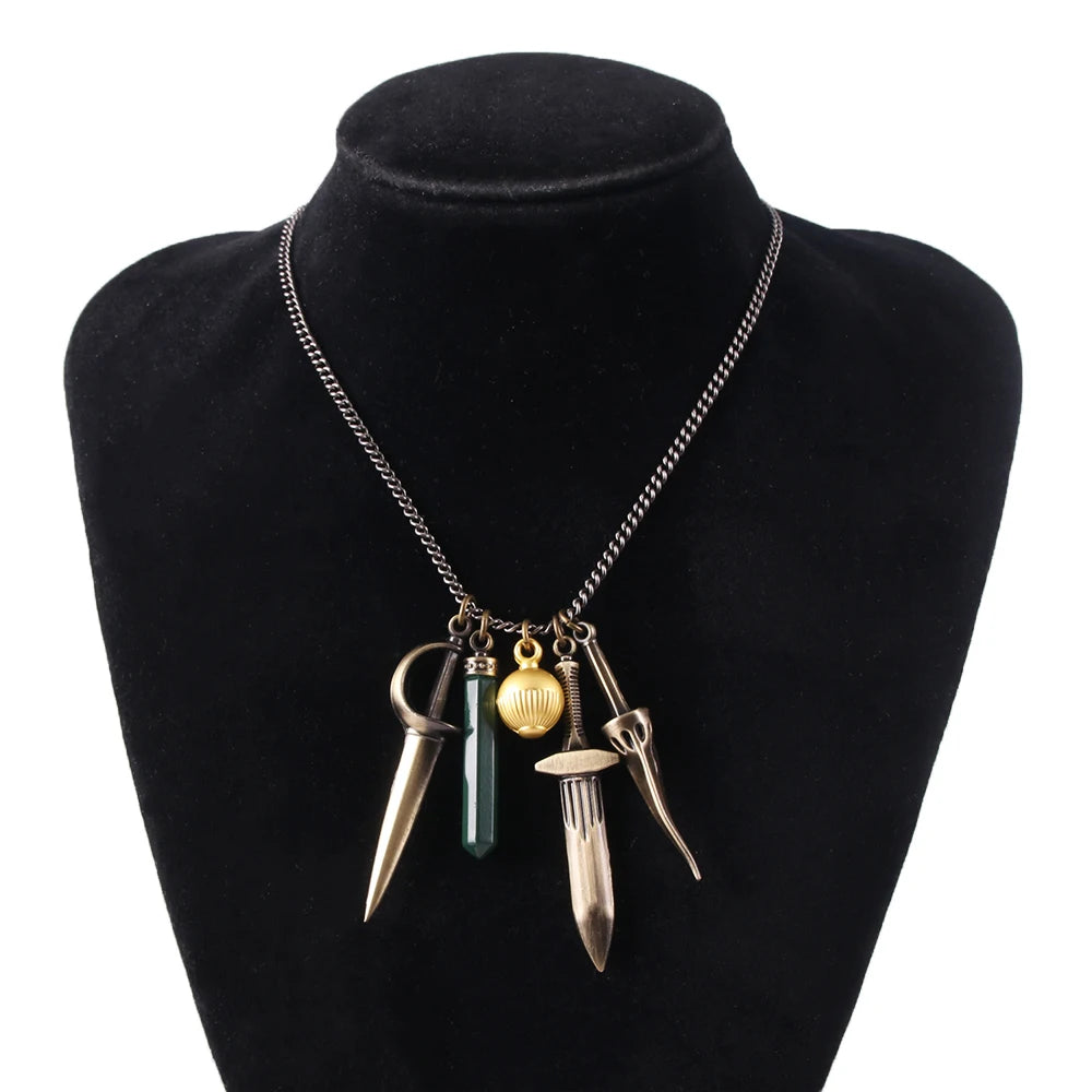 Residents Evils 8 Village Cosplay Necklaces Lady Dimitrescu's Daniela Bela Lace Flowers Collar Choker Halloween Jewelry Gifts