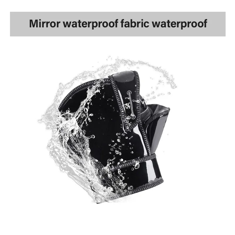 Protective Motorcycle Scooter Thick Warm Handlebar Muff Grip Handle Bar Muff Rainproof Riding Winter Warmer Thermal Cover Gloves