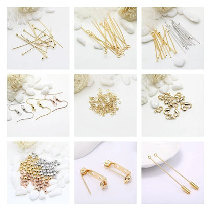 14k Real Gold Plated Brass Lobster Clasps for DIY Bracelets Necklace Handmade Jewelry Making Components