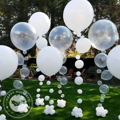 5-36inch Big Matte White Latex Balloons Macarone Color Inflatable Helium Balloon Birthday Party Wedding Decorations Kids Toys