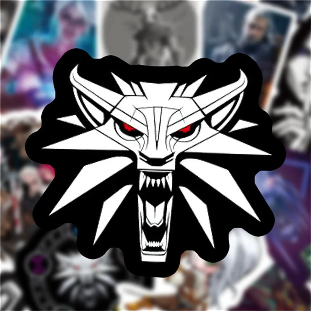 10/30/50PCS Witcher High Score Game Creative Decoration Sticker Scrapbook Skateboard Guitar Toy Suitcase Sticker Wholesale