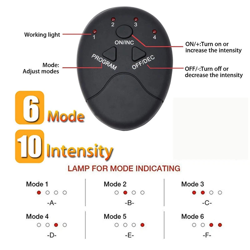 EMS Muscle Stimulation Electric Hip Trainer Abdominal Exerciser Toning Fitness Training Weight Loss Home Gym Workout Equiment
