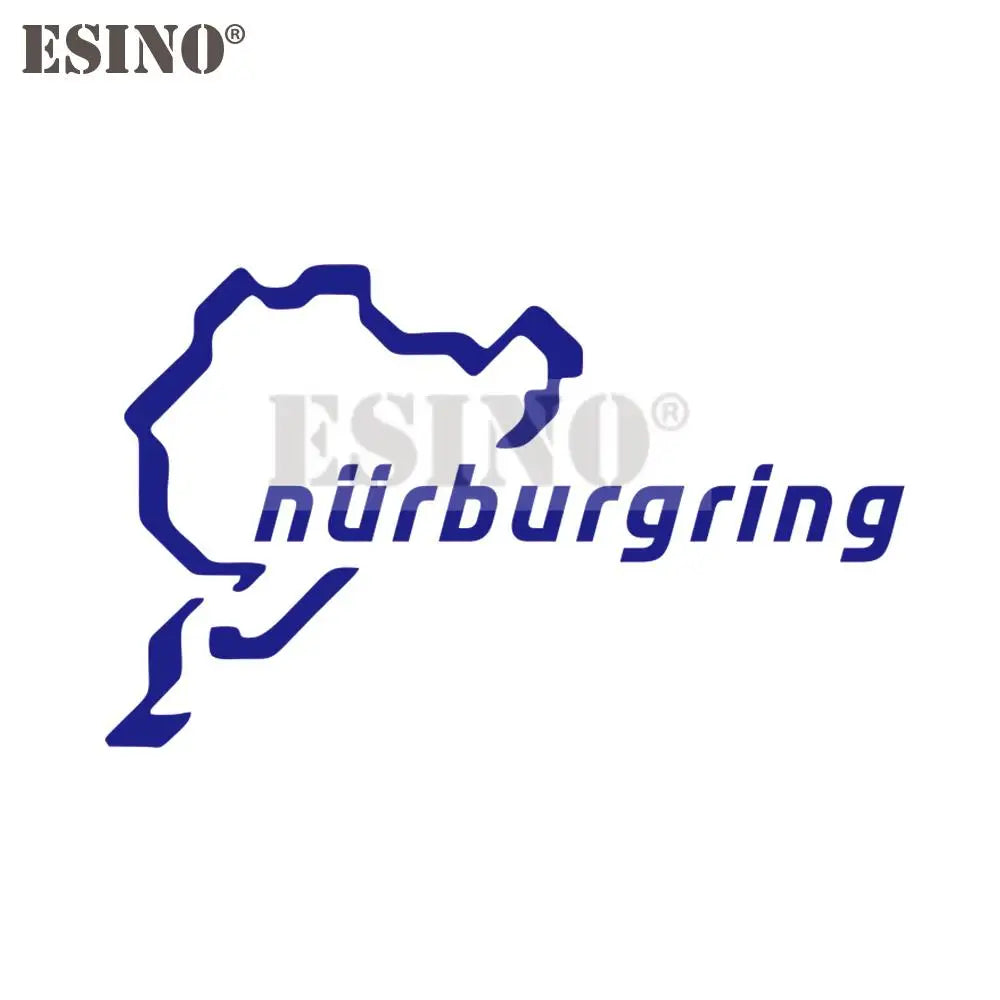 Car Styling Creative Funny Fashion Decal Nurburgring Motor Sport Racing Road PVC 3D Carving Sticker Whole Body Film Vinyl