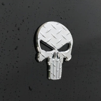 3D Metal The for Skull Skeleton Car Motorcycle Body Emblem Badge Fashion Decoration Automobile Styling Car accessories