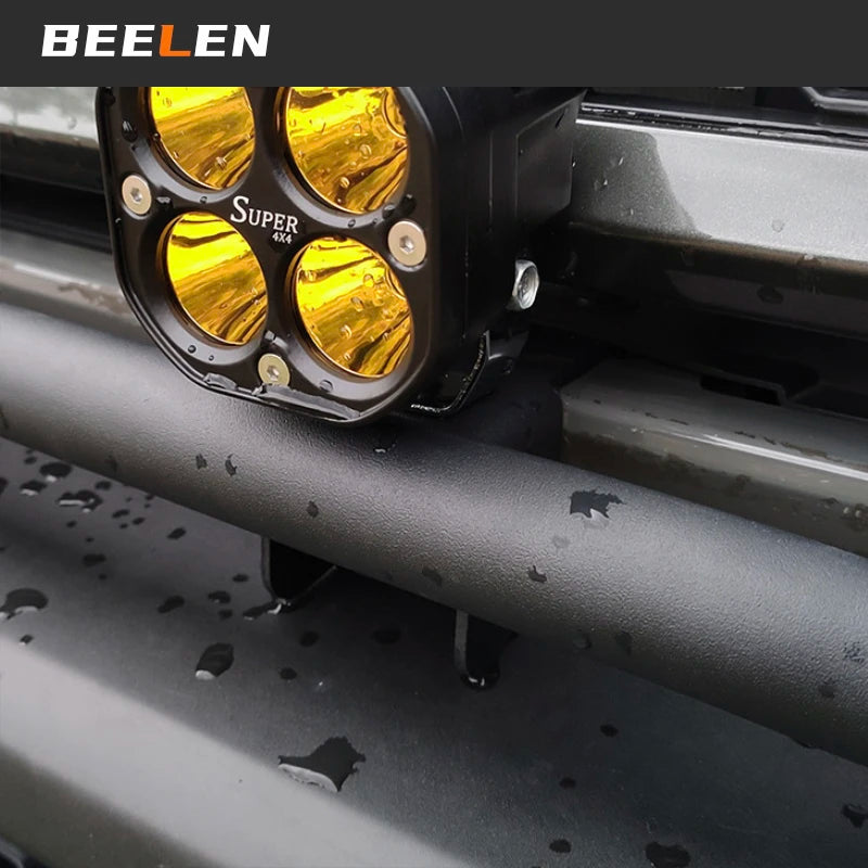 Front Bumper Grill LED Spotlight Bracket for Suzuki Jimny JB64 JB74 2019-2026 (Without Light) Car Accessories