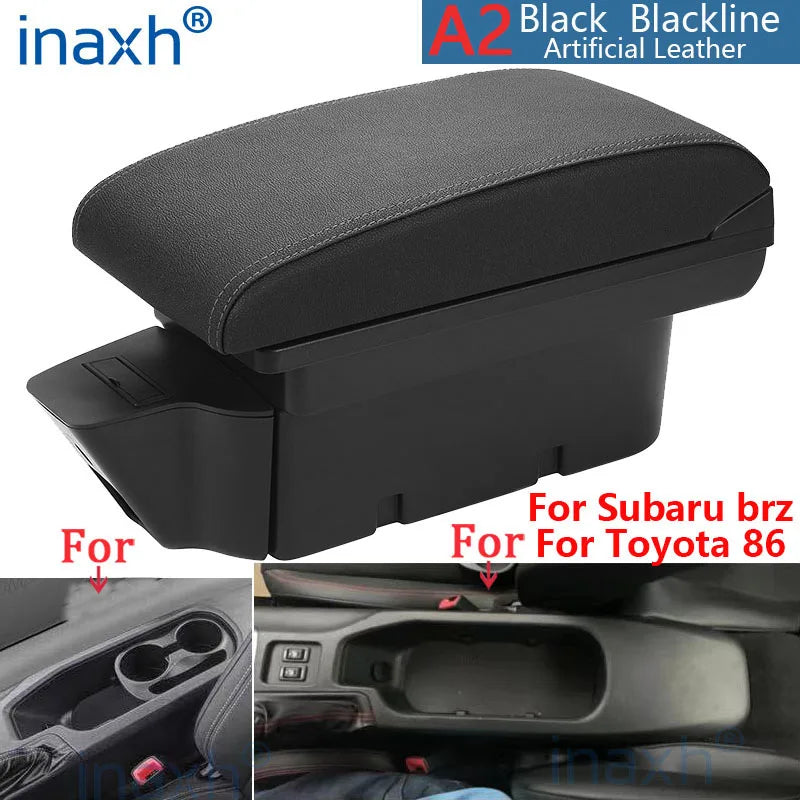 For Toyota 86 Armrest for Subaru Brz Car Armrest Box Right Hand Drive for Scion Fr-S Frs Gt86 2012-2020 Storage Box Auto Parts