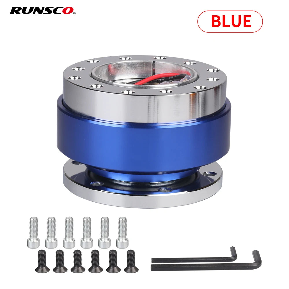 Universal Car Tuning Steering Wheel Quick Release Hub Adapter Snap Off Boss Kit Auto Accessories