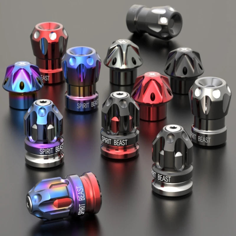 MotoLovee Aluminum Alloy Motorcycle Valve Cover Car Wheel Tire Valves Rim Stem Caps Air Waterproof Covers For Suzuki GSX250R