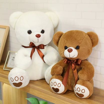 High Quality 35/50/60CM 5 Colors Lovely Bow-Knot Teddy Bear Doll Stuffed Animal Bear Plush Toys Lovers Girls Birthday Baby Gift