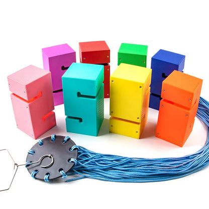 Child Outdoor Teamwork Game Props Toy Children Cooperate To Build Tower  Kindergarten Sensory Equipment Kids Sports Toys