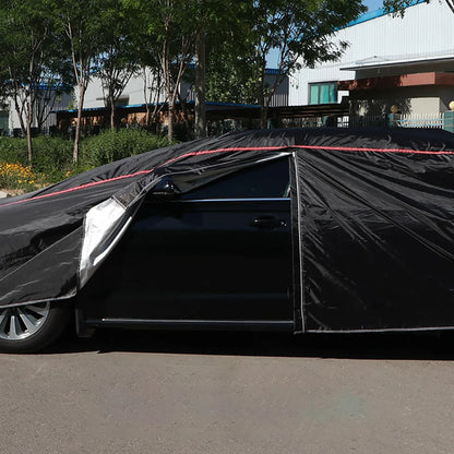 210T Universal Full Car Covers Outdoor Prevent Snow Sun Rain Dust Frost Wind Black for BMW 3 Series 5 Series M3 M4 X3 X5 X1