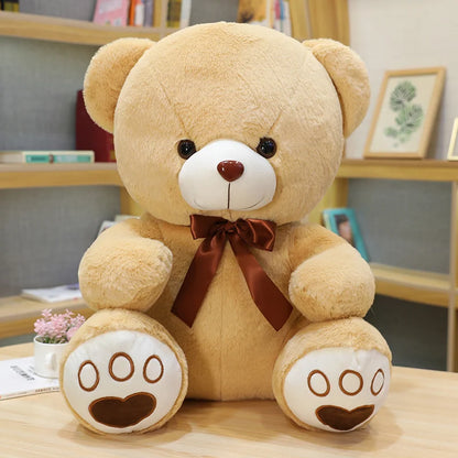High Quality 35/50/60CM 5 Colors Lovely Bow-Knot Teddy Bear Doll Stuffed Animal Bear Plush Toys Lovers Girls Birthday Baby Gift