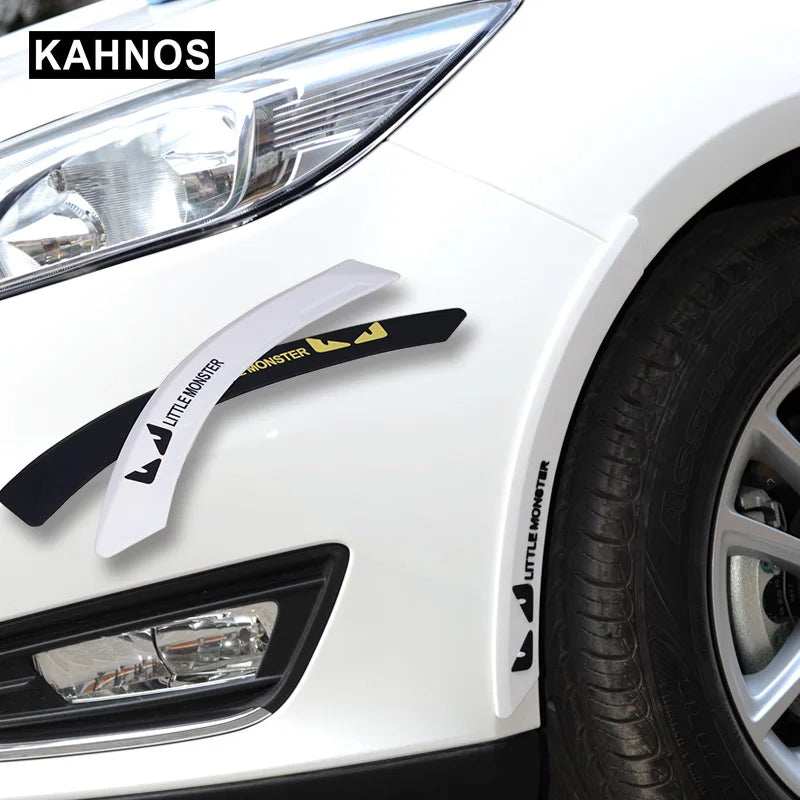 Car Wheel Arch Fender Protector Strip Rubber Anti Scratch Bumper Corner Guard Universal Eyebrow Trim Moulding Anti Collision Dec