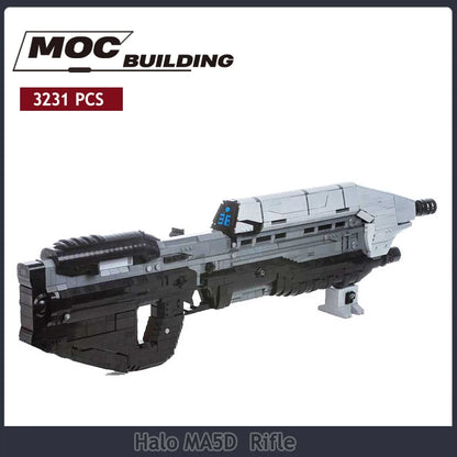 Ma5d Rifle MOC Building Block DIY Assembly Set Model Technology Bricks Interstellar Military Series DIY Toys Gifts