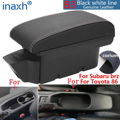 For Toyota 86 Armrest for Subaru Brz Car Armrest Box Right Hand Drive for Scion Fr-S Frs Gt86 2012-2020 Storage Box Auto Parts