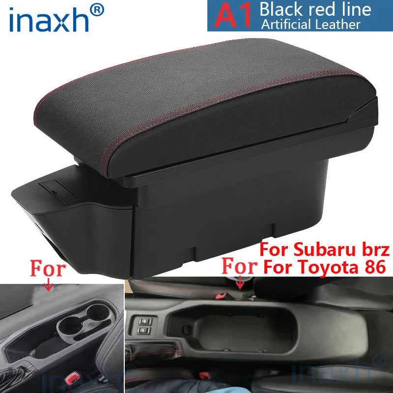 For Toyota 86 Armrest for Subaru Brz Car Armrest Box Right Hand Drive for Scion Fr-S Frs Gt86 2012-2020 Storage Box Auto Parts