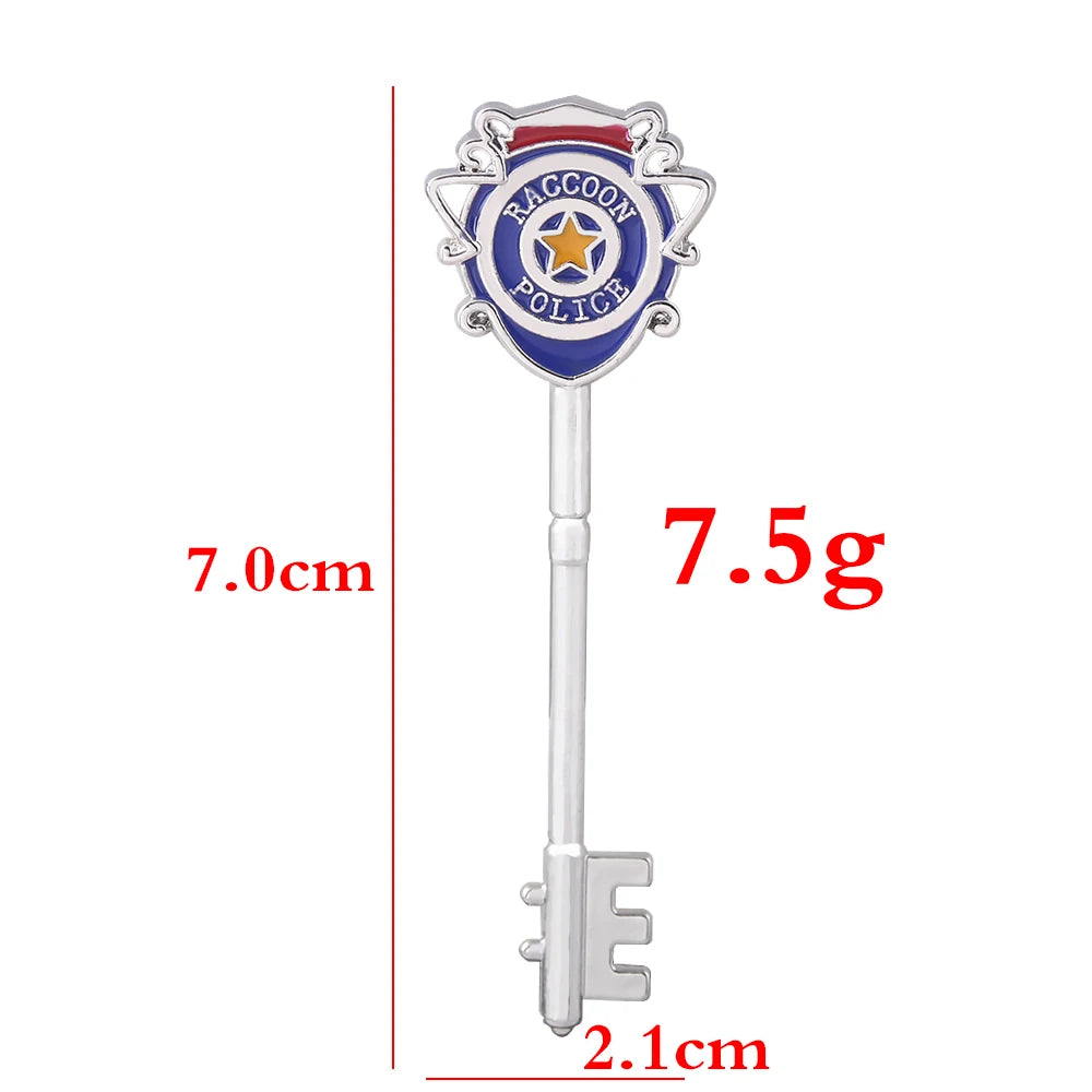 Game Residents Evils 8 Village Sickle Keychain Daniela Bela Weapon Model Pendant Keyring For Boy Friend Cosplay Jewelry Gift