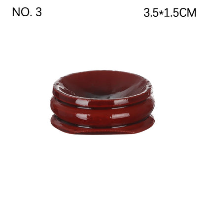 1 PC Figurine Crystal Ball Base Handicraft Desktop Ornaments Photography Props Display Stand Sphere Stone Support Wooden Holder