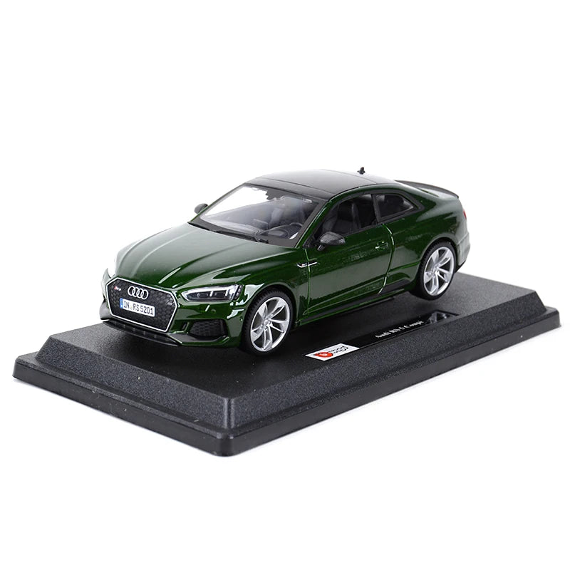 Bburago 1:24 Audi RS5 Coupe Red Sports Car Static Die Cast Vehicles Collectible Model Car Toys
