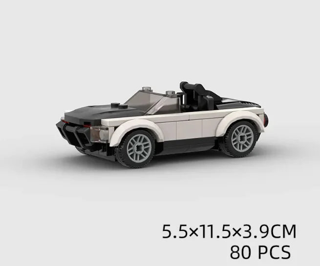 Kids Sports Car bricks building Set