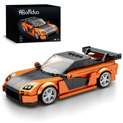 Legendary RX7 Model Car Car Bricks - 367 pieces