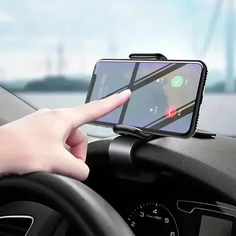 Car Phone Holder Multifunction Car Phone Holder for Dashboard Sun Visor Rearview Mirror Table 360°Rotatable and Retractable Car Phone Holder Car Phone Holder Fit for All Phone and Car