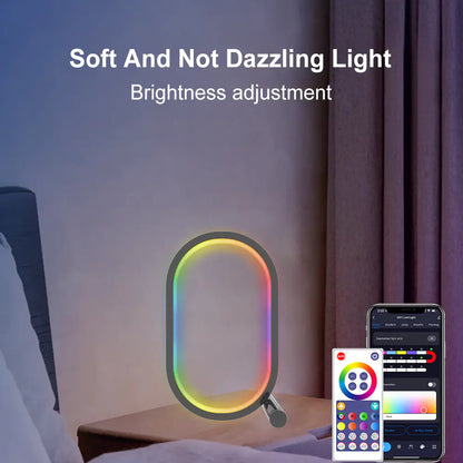 Smart WiFi / BLUETOOTH RGB Creative Desk Lamp for Gaming Setup