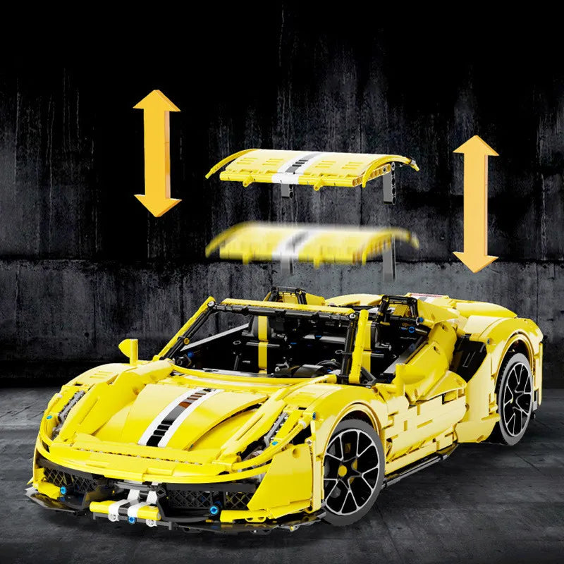 Sports Car Building Bricks Toy set