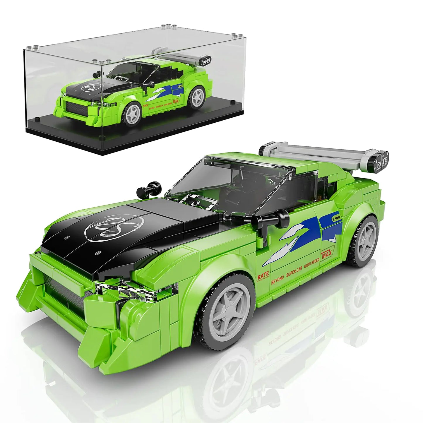 Eclipse Mitsubishi JDM Bricks Sets Model Car Kit Age 8+ (338PCS)