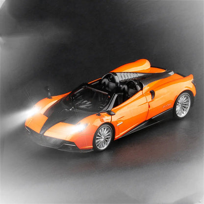 Pagani Zonda Huayra Diecast Model Car with Lights and Doors