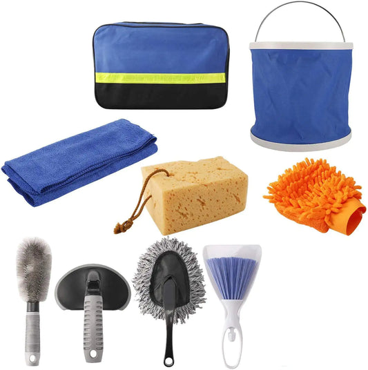 Car detailing Cleaning Kit set 9 pieces