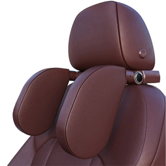 Car Headrest Pillow Support 180 Degrees Adjustable Car Seat Headrest Car Neck Pillow Suitable for Adults and Children to Sleep While Traveling Booster Seat for Car