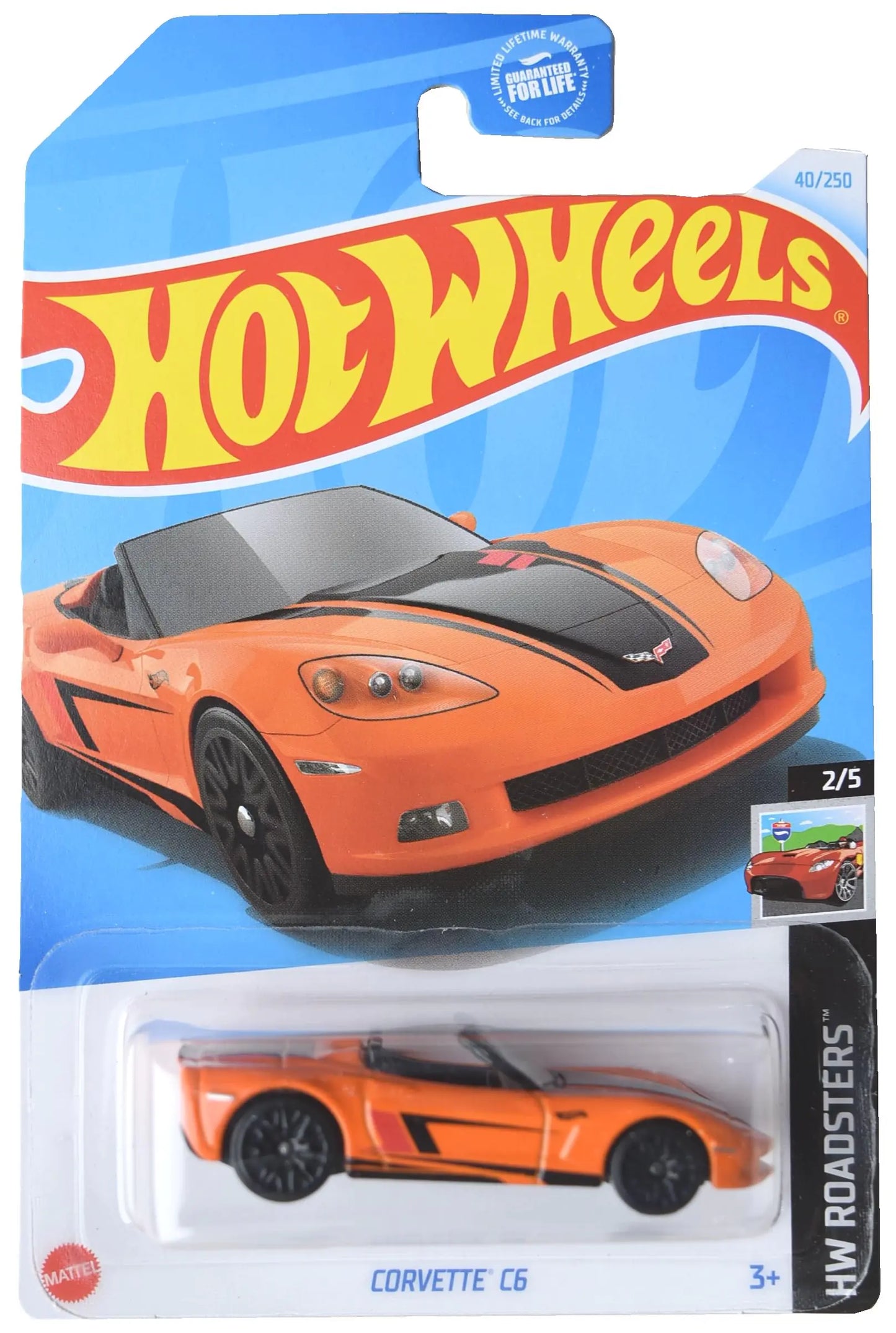 Mattel Hot Wheels Corvette C6 HW Roadsters 2/5 [Orange] 40/250